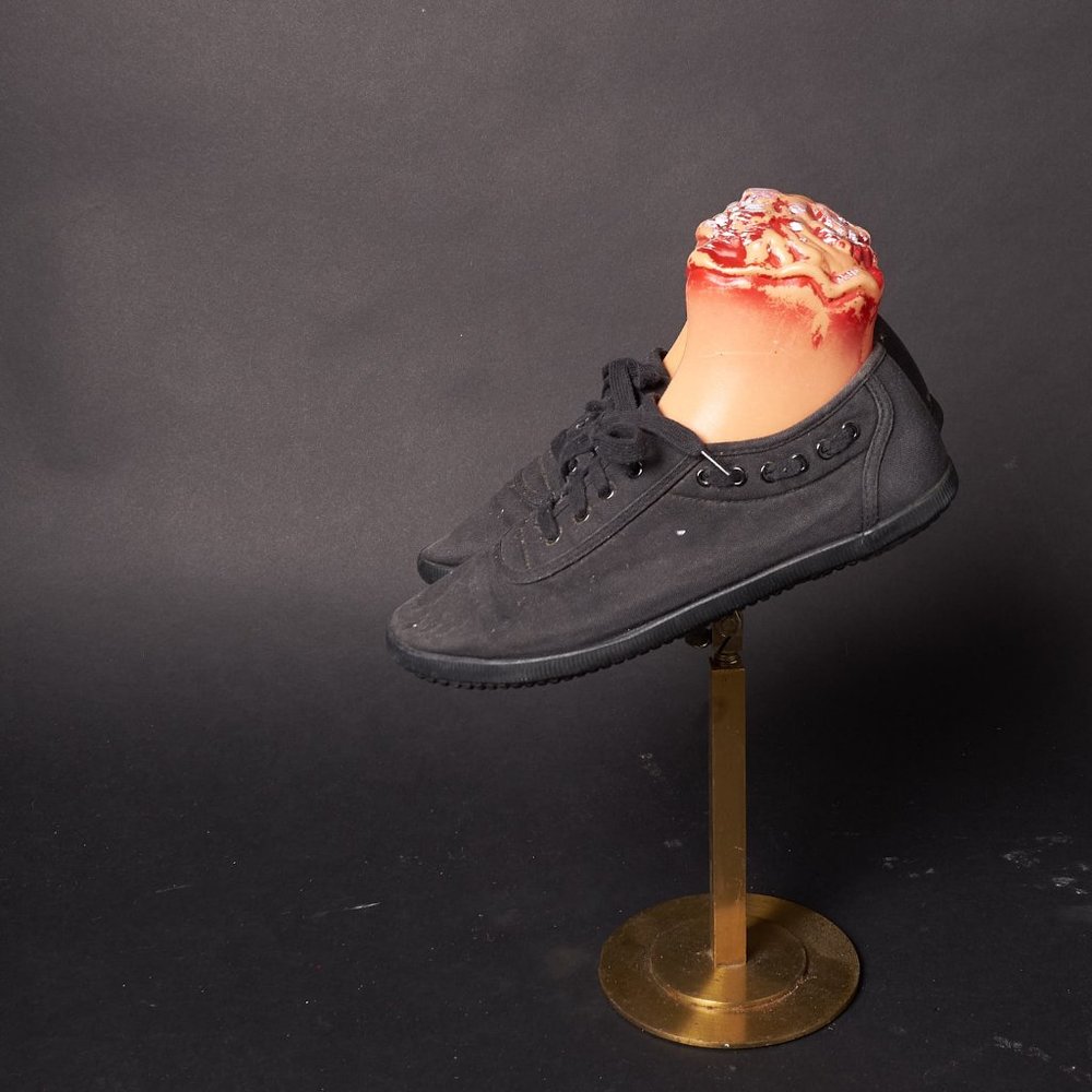 Vintage 1980s Black Kicks Sneakers Shoes